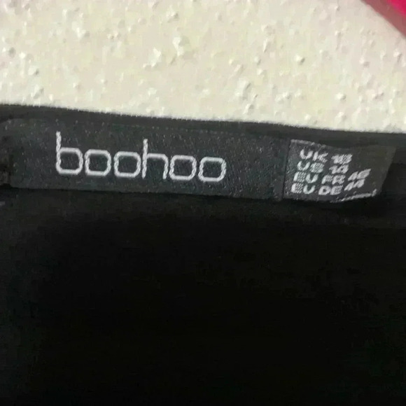 BOOHOO PLUS LEOPLARD CONTRAST T-SHIRT SIZE 14 - Picture 2 of 5